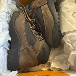 Timberland Brown and Black Rugged Boots